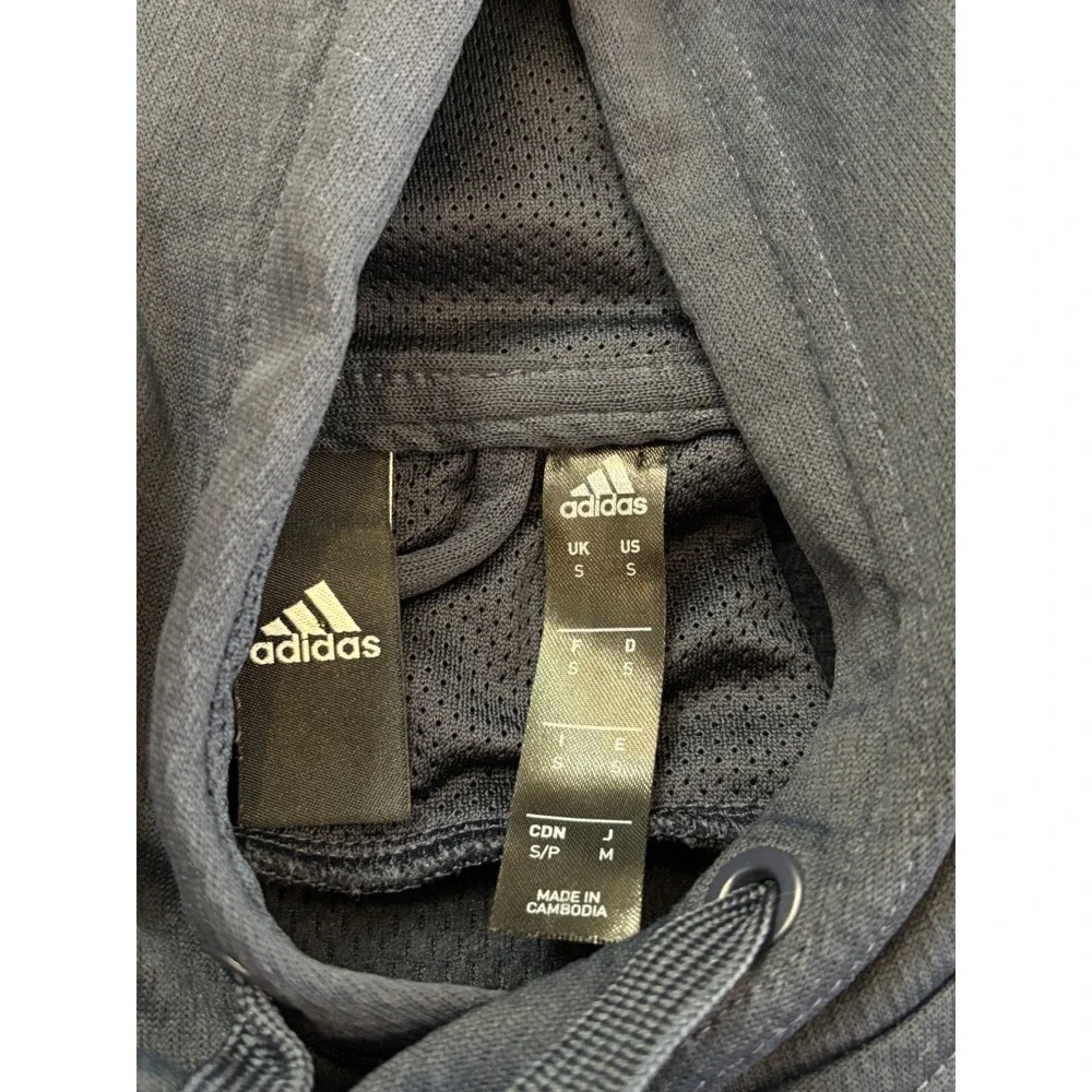Adidas Mens S Bos Grid Team Issue Pullover Hoodie Navy Climawarm FR8275